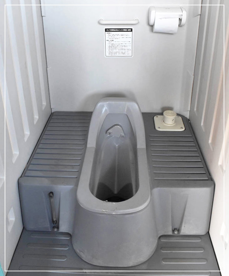 レンタル仮設トイレの写真